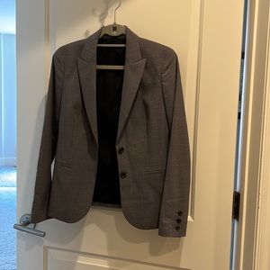 Theory Size 6 Gray Blazer